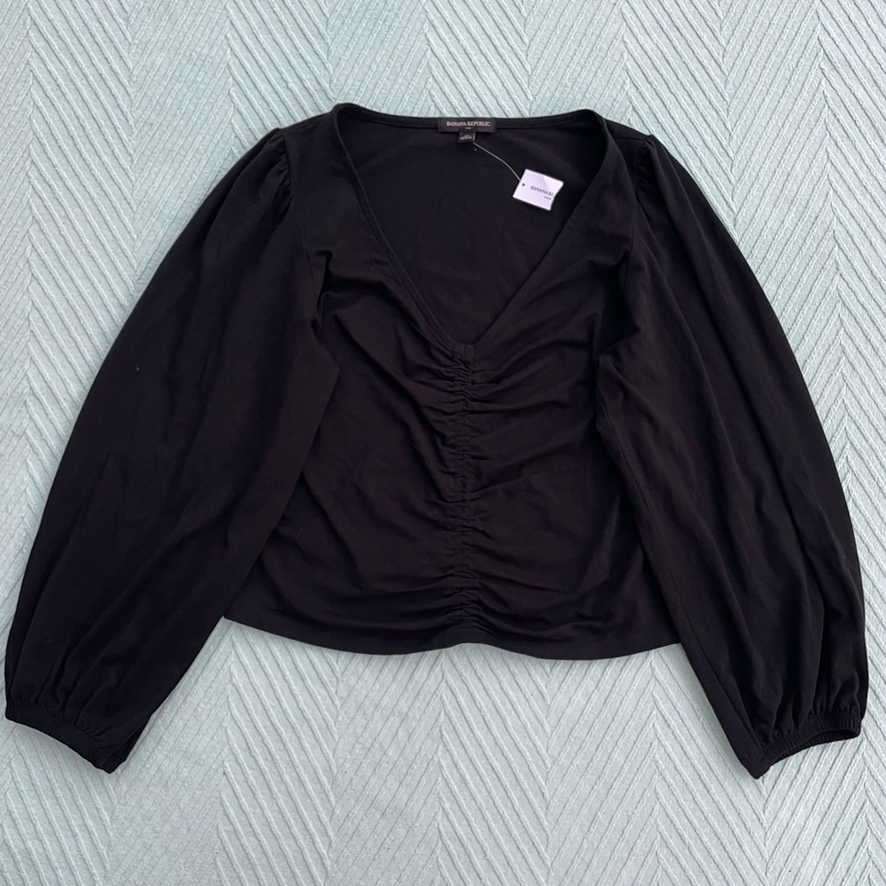Banana Republic Cropped Long Sleeve